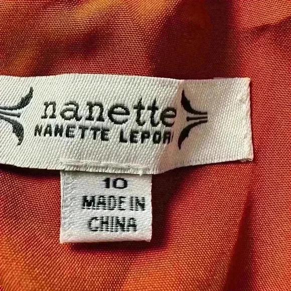 Nanette Lepore Pleated Smocked Sleeveless Midi Dress Size 10 - Picture 7 of 9